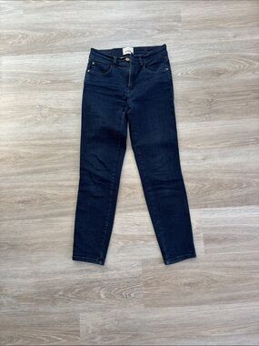 Sezane Dark Indigo Skinny High-Rise Jeans